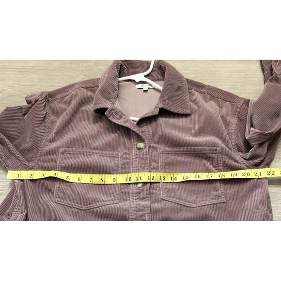 Madewell Shacket Women Pink Mauve Corduroy Kentwood Shirt-Jacket medium - Picture 5 of 8